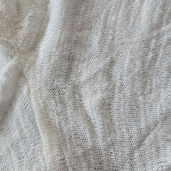 Torrid Cream Open-Front Three Quarter Sleeve Cropped Caridigan Shrug Size 1X - Picture 8 of 14